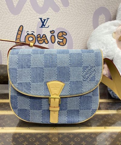 Replica Louis Vuitton Wearable Wallet Denim - best quality fake designer bag