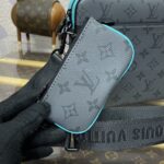 Replica Louis Vuitton Trio Messenger Grey&Tiffany
