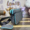 Fake Louis Vuitton Trio Messenger Grey&Tiffany - elite factory replica handbag