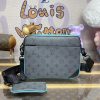 Fake Louis Vuitton Trio Messenger Grey&Tiffany - elite factory replica handbag