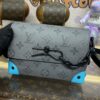 Fake Louis Vuitton Steamer Wearable Wallet Grey - 1:1 premium replica handbag