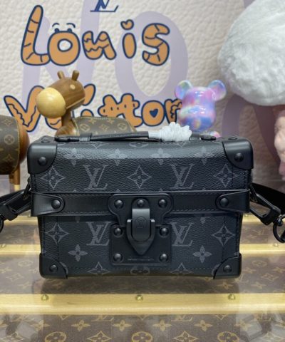 Replica Louis Vuitton Soul Trunk Cross – Body Black - best quality fake designer bag
