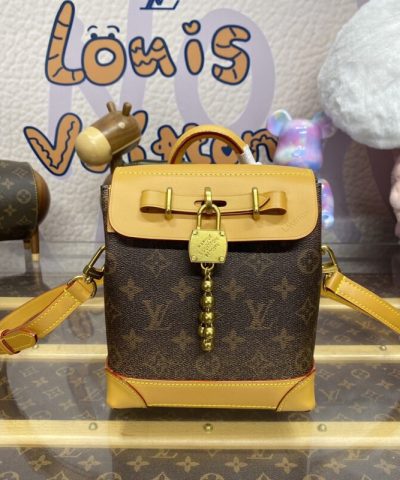 Replica Louis Vuitton Steamer Brown - high-end replica designer purse