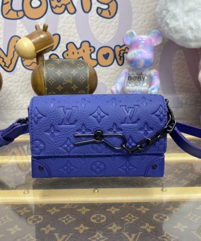 Replica Louis Vuitton Steamer Wearable Wallet Blue - best quality fake designer bag