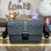 Replica Louis Vuitton S – Cape Messenger Full Black - 1:1 premium replica handbag