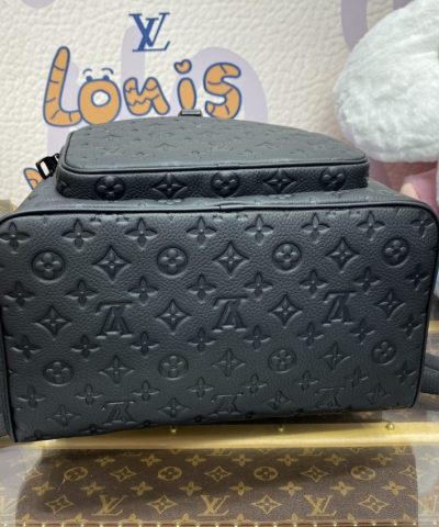 Replica Louis Vuitton Montsouris Black - 1:1 premium replica handbag