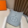 Fake Hermès Evelyne II Tpm Linen Blue - best quality fake designer bag