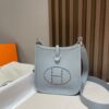 Fake Hermès Evelyne II Tpm Linen Blue - high-quality designer bag dupe