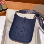 Replica Hermès Evelyne II Tpm Black - elite factory replica handbag