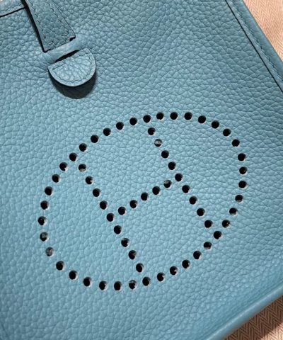 Fake Hermès Evelyne II Tpm Blue - top-grade luxury bag dupe