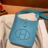 Fake Hermès Evelyne II Tpm Blue - premium superclone handbag