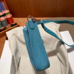 Replica Hermès Evelyne II Tpm Blue - affordable luxury replica bag