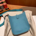 Replica Hermès Evelyne II Tpm Blue - 1:1 premium replica handbag