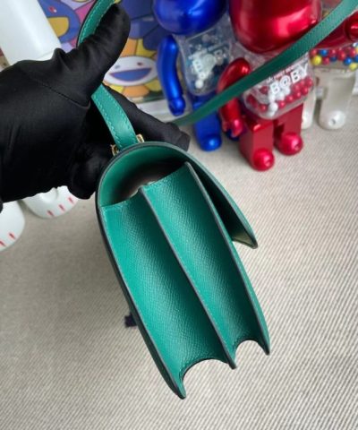 Fake Hermès Constance 26Cm Green - ultra-realistic fake purse