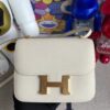 Fake Hermès Constance 18Cm White - 1:1 premium replica handbag