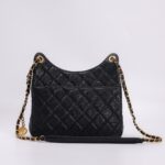 CHANEL Hobo Medium Black - top-grade luxury bag dupe