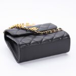 CHANEL 23B Pearl Black Handle Bag - premium superclone handbag