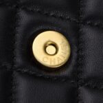 CHANEL 23B Pearl Black Handle Bag - top-grade luxury bag dupe