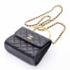 CHANEL 23B Pearl Black Handle Bag - ultra-realistic fake purse