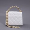 CHANEL 23B Pearl White Handle Bag - premium superclone handbag
