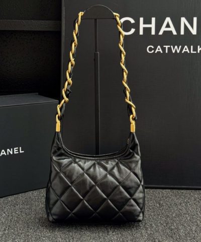 CHANEL 24a Hobo Small - best quality fake designer bag