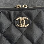 CHANEL 24p Dumpling Bag Black