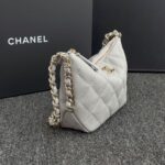 CHANEL 24p Dumpling Bag Gray - premium superclone handbag