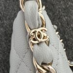 CHANEL 24p Dumpling Bag Gray - 1:1 premium replica handbag