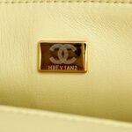 CHANEL Classic Flap 17cm Yellow - top-grade luxury bag dupe