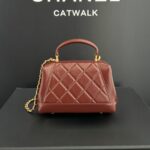 CHANEL Mini Bag with Top Handle - elite factory replica handbag