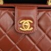 CHANEL Mini Bag with Top Handle - high-quality designer bag dupe