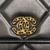 CHANEL 19 Wallet on Chain Black - affordable luxury replica bag