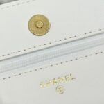 CHANEL 19 Wallet on Chain Branca - bolsa superclone premium