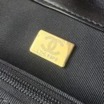 CHANEL 24c Round Shoulder Bag Black - top-grade luxury bag dupe