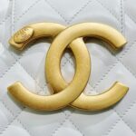 CHANEL 24c Round Shoulder Bag White - high-end replica designer purse