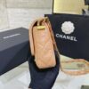 CHANEL 19 Mini Flap Caramel Bag - 1:1 premium replica handbag