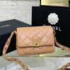 CHANEL 19 Mini Flap Caramel Bag - top-grade luxury bag dupe