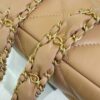 CHANEL 19 Mini Flap Caramel Bag - top-grade luxury bag dupe
