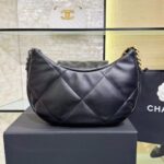 CHANEL 24c Half Moon Bag - elite factory replica handbag