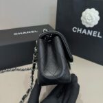 CHANEL Classic Flap 17cm Silver - designer handbag clone