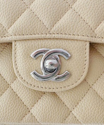CHANEL Classic Flap 23cm Apricot - elite factory replica handbag