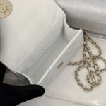 CHANEL 23P Kelly Handle White - top-grade luxury bag dupe