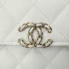 CHANEL 23P Kelly Handle White - affordable luxury replica bag