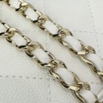 CHANEL 23P Kelly Handle White - elite factory replica handbag