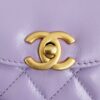 CHANEL 23k Kelly Purple - top-grade luxury bag dupe