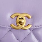 CHANEL 23k Kelly Purple - top-grade luxury bag dupe