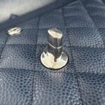 CHANEL Classic Flap 25cm Dark Blue - elite factory replica handbag