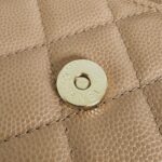 CHANEL 23P Kelly Handle Milk Tea - top-grade luxury bag dupe