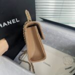 CHANEL 23P Kelly Handle Milk Tea - high-end replica designer purse