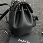 CHANEL 23C Backpack Small Black - high-quality designer bag dupe